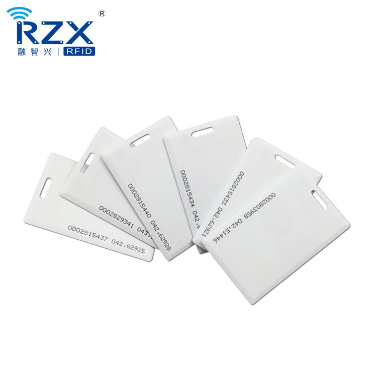 Top Sale 1.8mm Thickness 125KHz T5577 RFID Clamshell Proximity ABS RFID Thick Cards