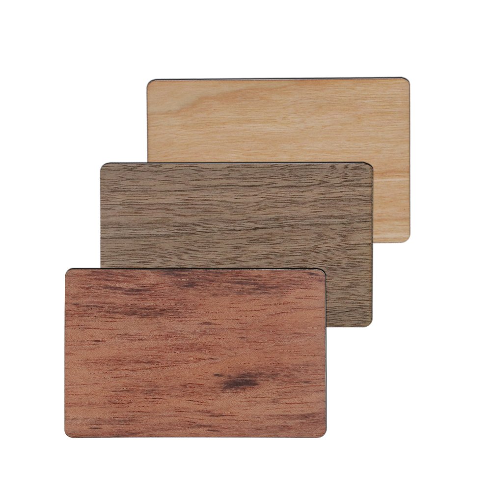 Custom Magnetic wood Card Hico 2750Oe Magnetic Strip Cards Membership Loyalty Card