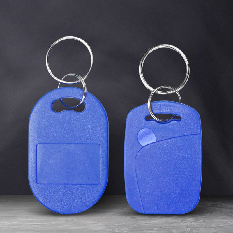 WYUAN UHF RFID Keychain Tag 860-960mhz Key Fobs Ring Epoxy Card Rewritable ISO18000-6C Long Distance Label for Access Control