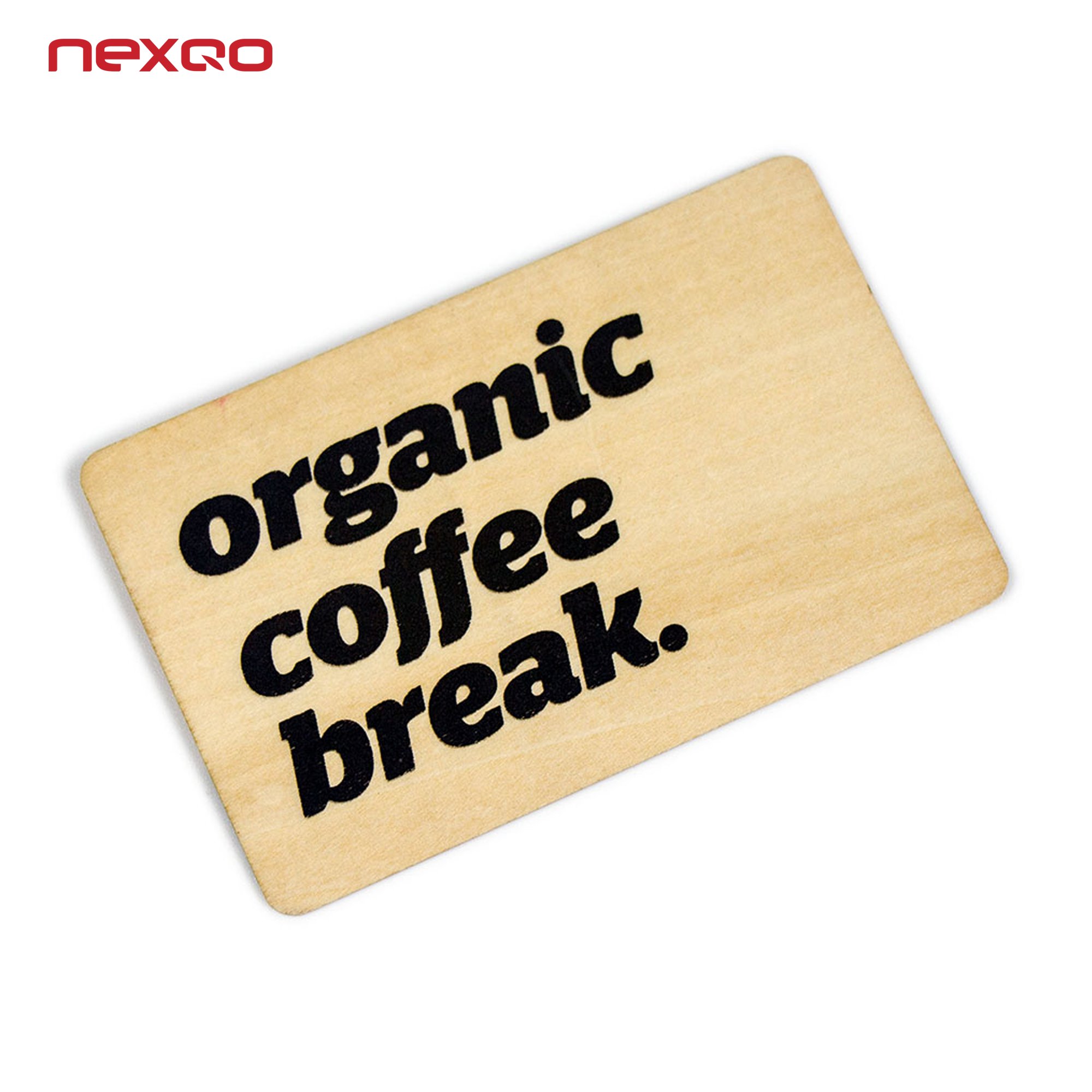 Contactless Smart 13.56MHz Chip Wooden RFID Bamboo Key Card for Hotel