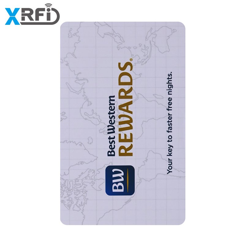 Customized RFID Hotel Key Card Kaba/Saflok/Onity/Miwa/V Hotel Keycard For V-ingcard Locking Systems