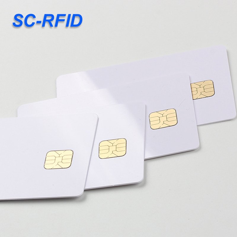 NFC Contact Chip Business Card With SLE4442/4428 FM4442/4428 For Access Control
