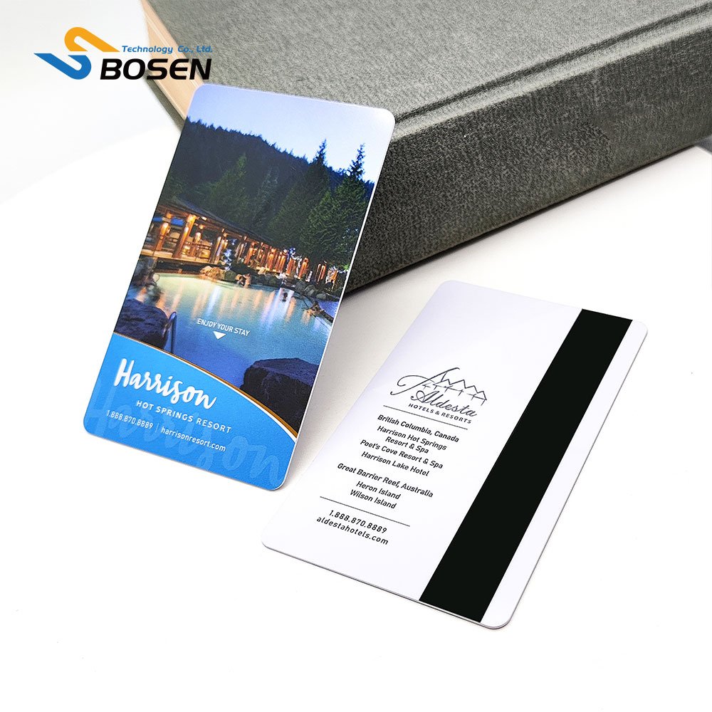 Customized Encrypted Smart Hotel Key Card 1K 13.56Mhz Access Control PVC RFID Hotel Key Card
