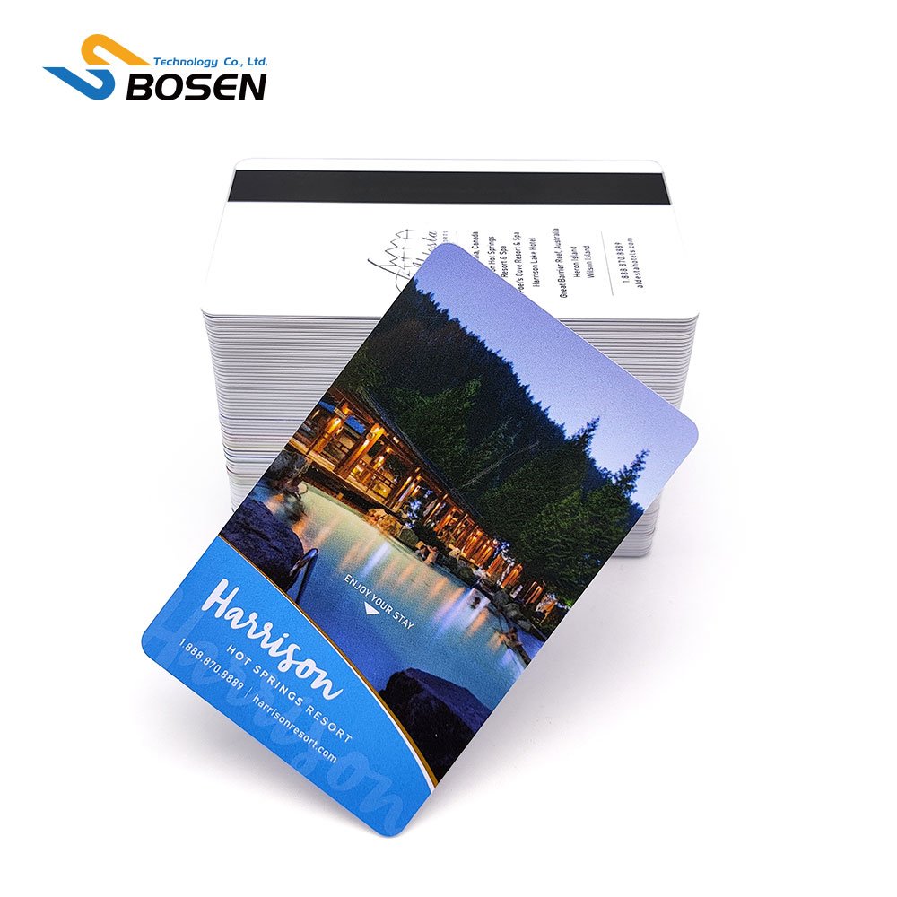 Customized Encrypted Smart Hotel Key Card 1K 13.56Mhz Access Control PVC RFID Hotel Key Card