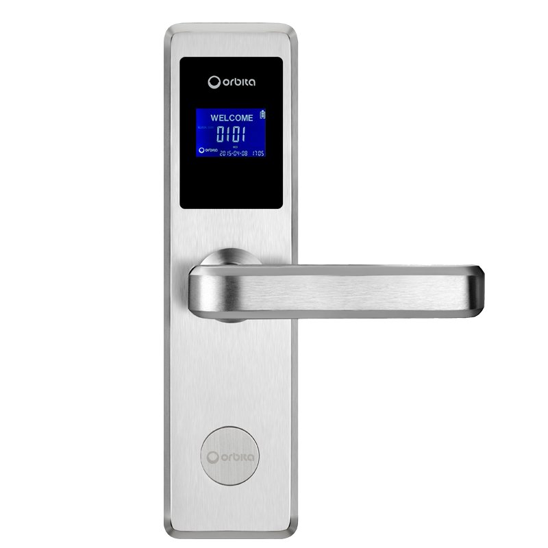 Electronic Swipe Card Door Access Control RFID Card Electronic Smart Hotel Door Lock System Price