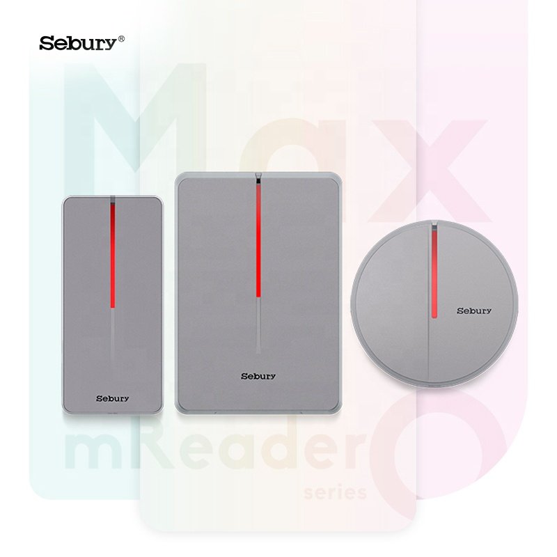 Sebury OSDP Wiegand AES 128 encryption Metal Proximity RFID Access Card Reader NFC reader