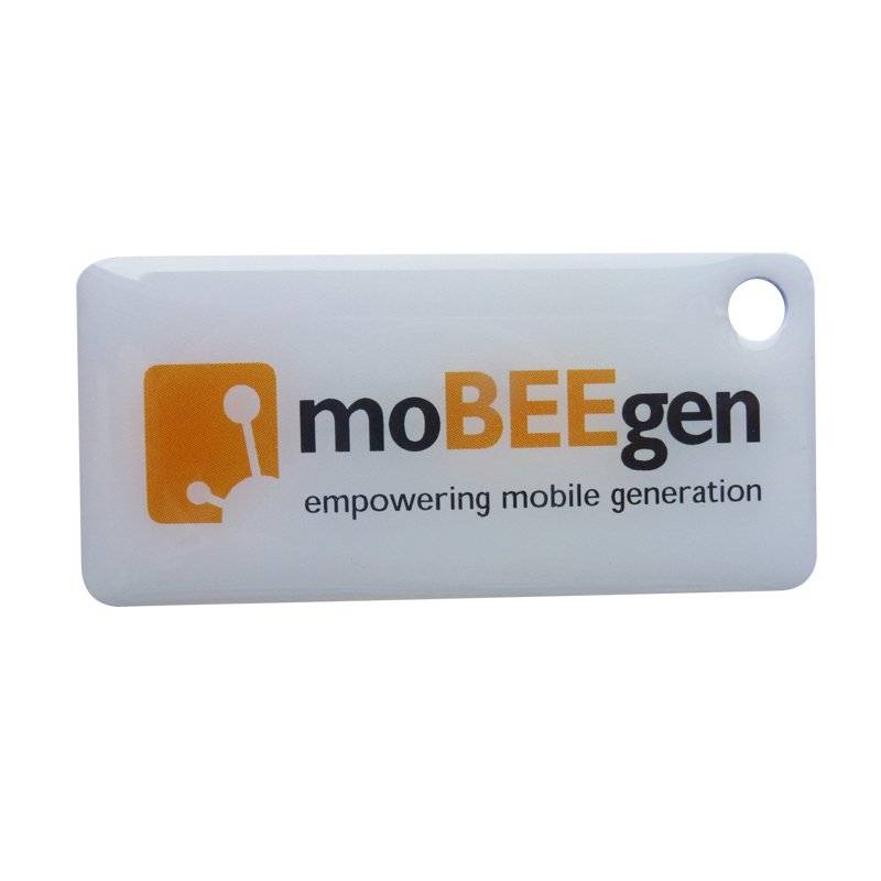 Customized Epoxy Access Control Card 13.56MHz 1K Smart Door Lock Epoxy Keychain Tag