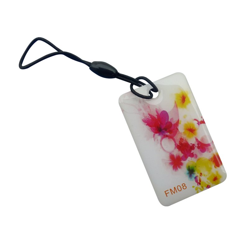 Customized Epoxy Access Control Card 13.56MHz 1K Smart Door Lock Epoxy Keychain Tag