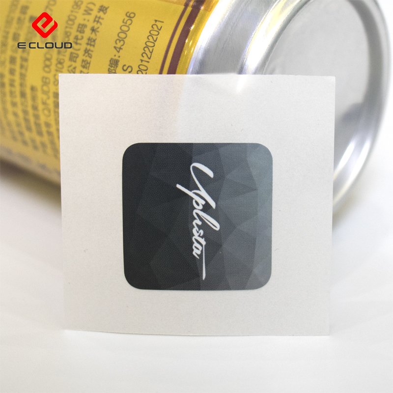 Wholesale Anti-counterfeit 13.56Mhz ISO14443A NFC Valuables Glass Wine Hf Label RFID Smart Wine Sticker