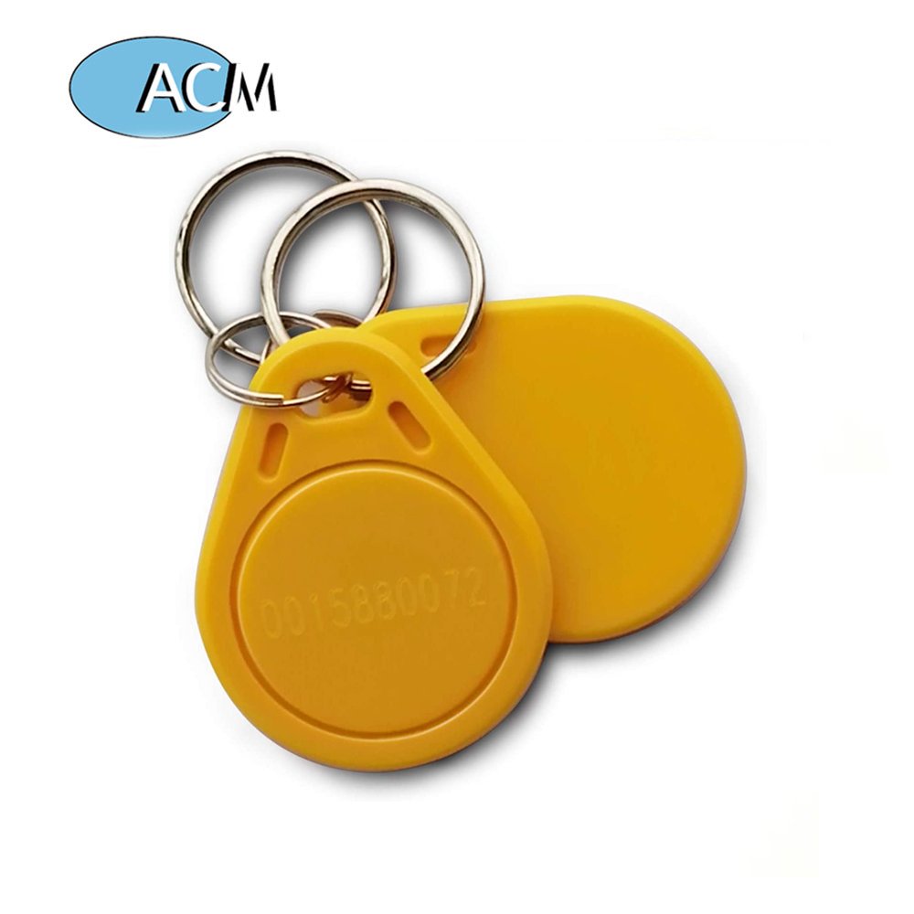 125KHz LF EM4305 T5577 / 13.56MHz HF F08 Chip RFID Tag Rewritable ABS Smart nfc Keyfob