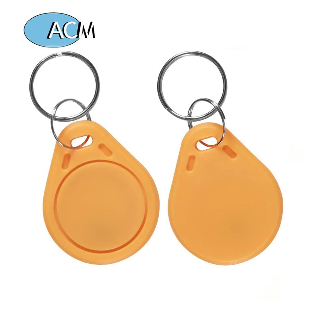 125KHz LF EM4305 T5577 / 13.56MHz HF F08 Chip RFID Tag Rewritable ABS Smart nfc Keyfob