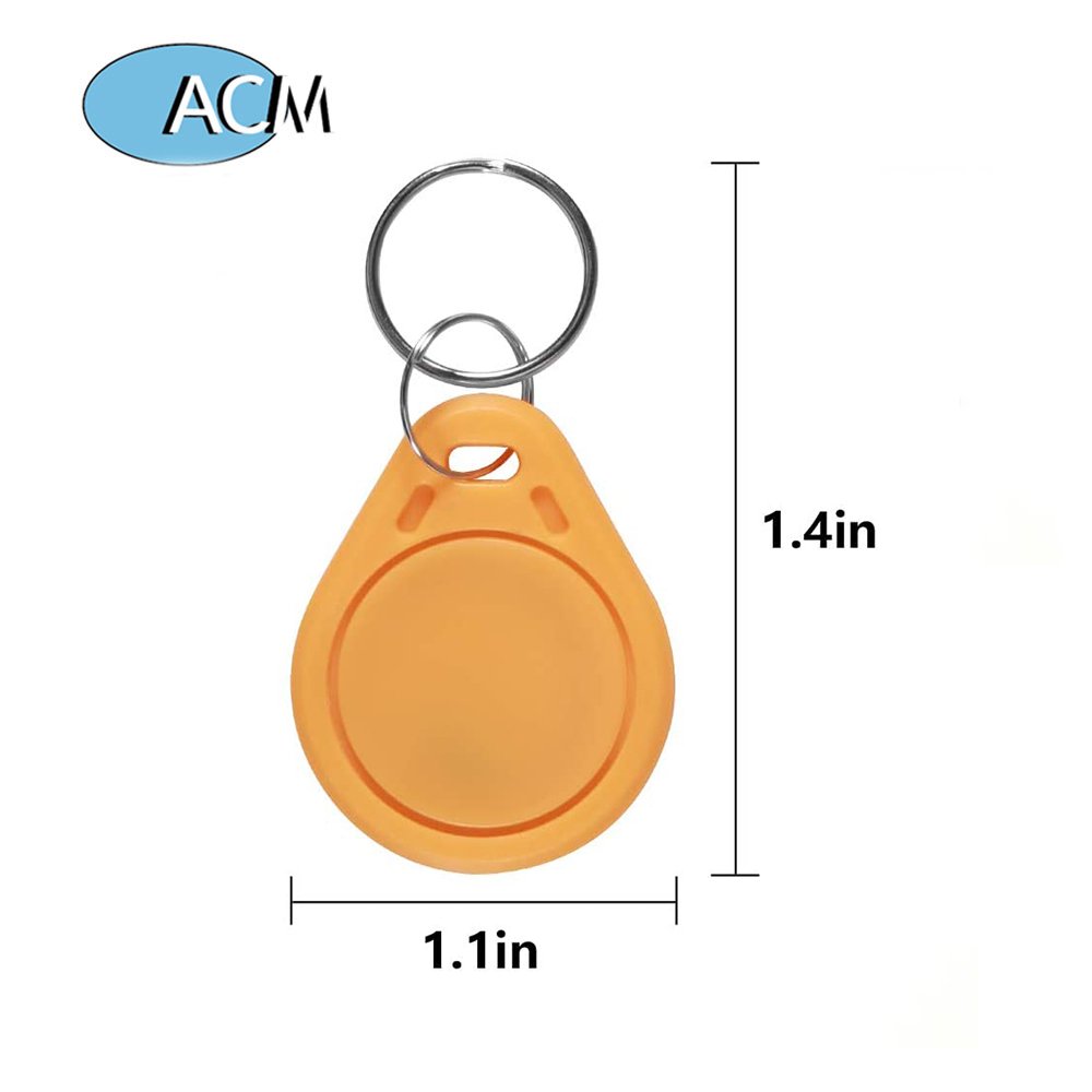 125KHz LF EM4305 T5577 / 13.56MHz HF F08 Chip RFID Tag Rewritable ABS Smart nfc Keyfob