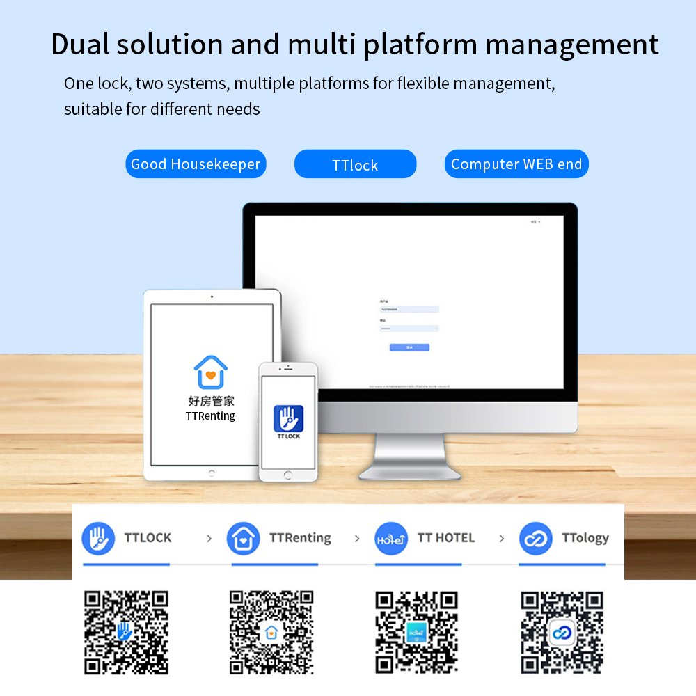 TTLOCK Biometric Time Attendance System Fingerprint Scanner Facial Recognition Rfid Access Control Keypad With Cloud Pc Software