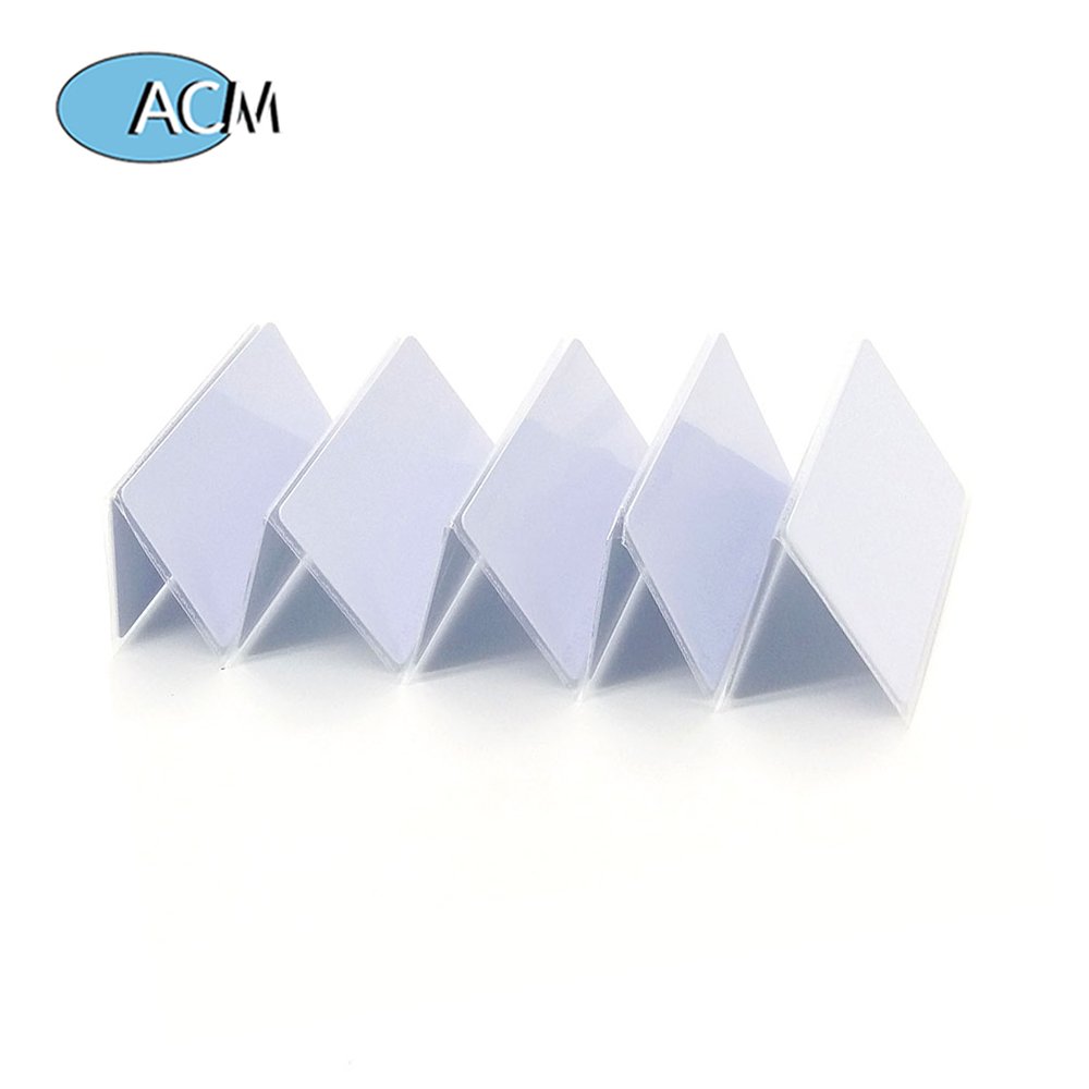 13.56mhz F08 rfid card Blank White pvc rfid cards