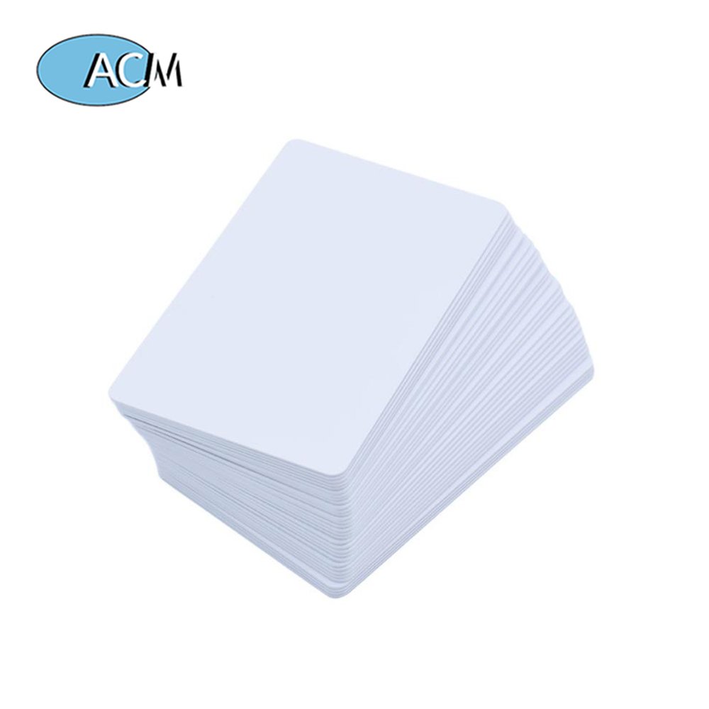 13.56mhz F08 rfid card Blank White pvc rfid cards