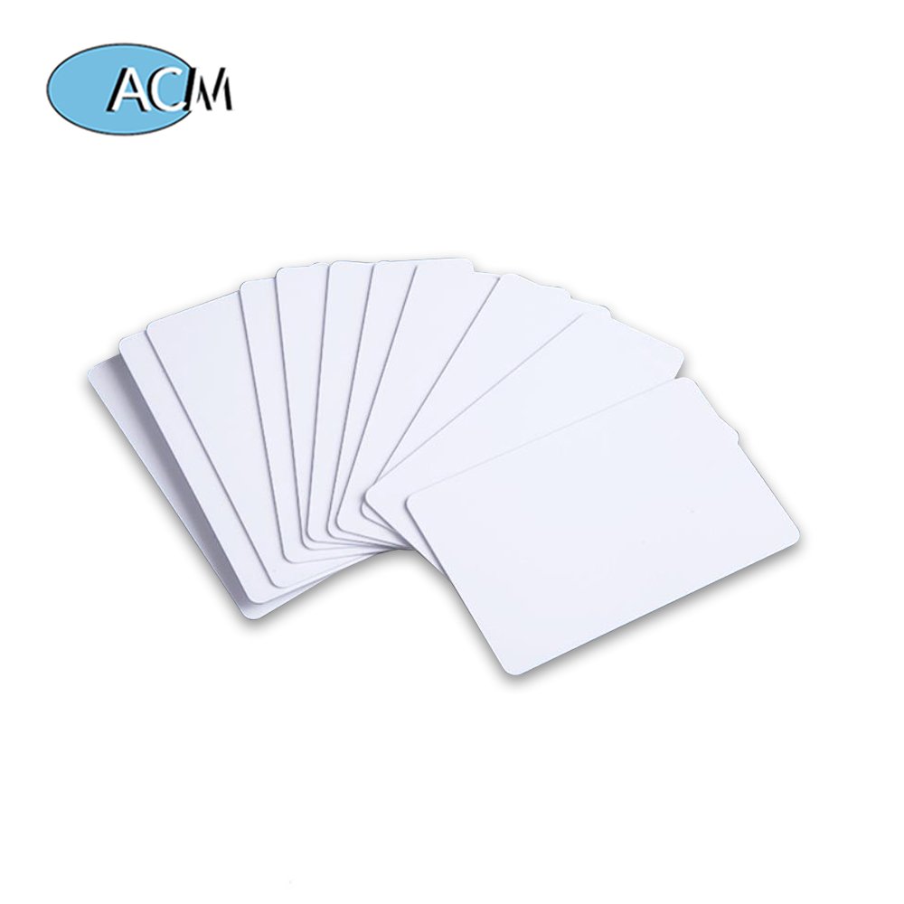 13.56mhz F08 rfid card Blank White pvc rfid cards