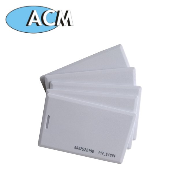 Hot Sale Stock Available EM ID White PVC 125KHz 1.8mm Thick Door Access Control card thick proximity RFID Clamshell card