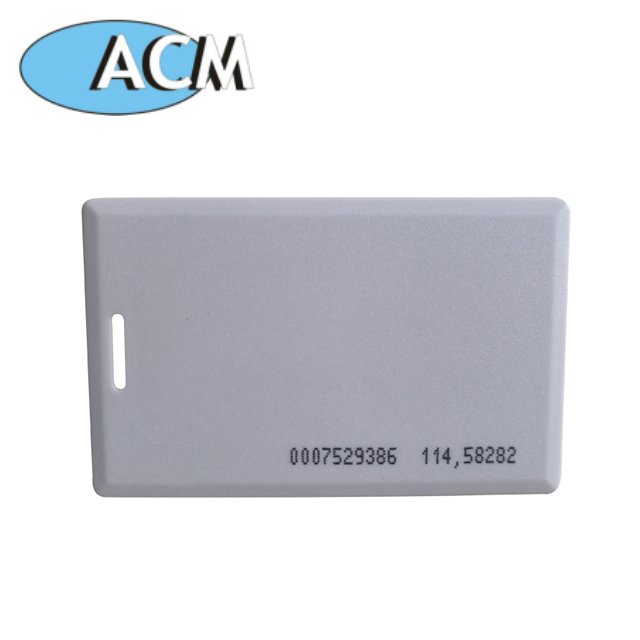 Hot Sale Stock Available EM ID White PVC 125KHz 1.8mm Thick Door Access Control card thick proximity RFID Clamshell card