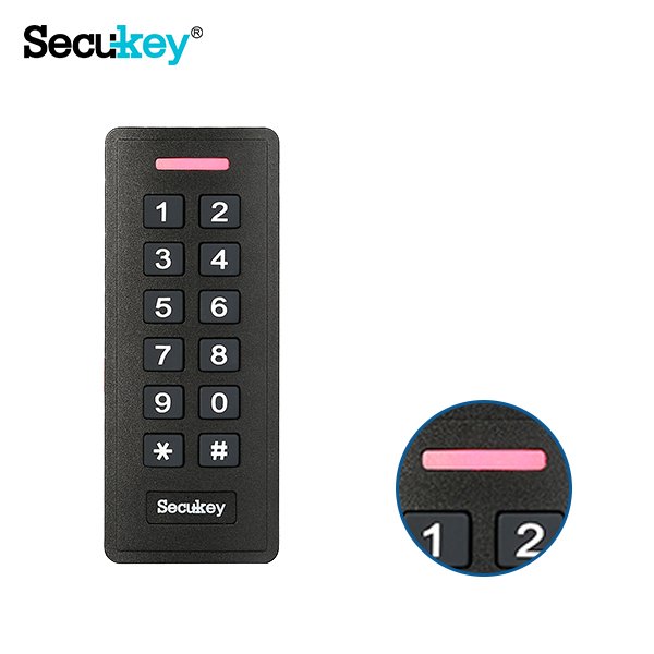 Secukey SK2-R MF Outdoor Waterproof Door Access Control Keypad RFID Card Reader Support UID 7 bytes 4 bytes NFC CPU Card