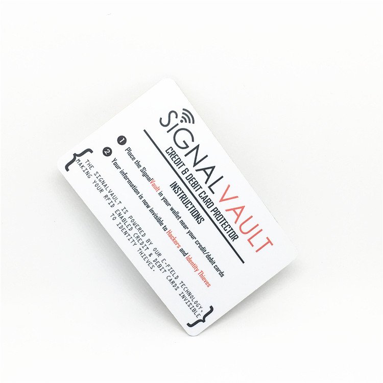 860-960mhz Long Range UHF Personalized Logo Access Control Card