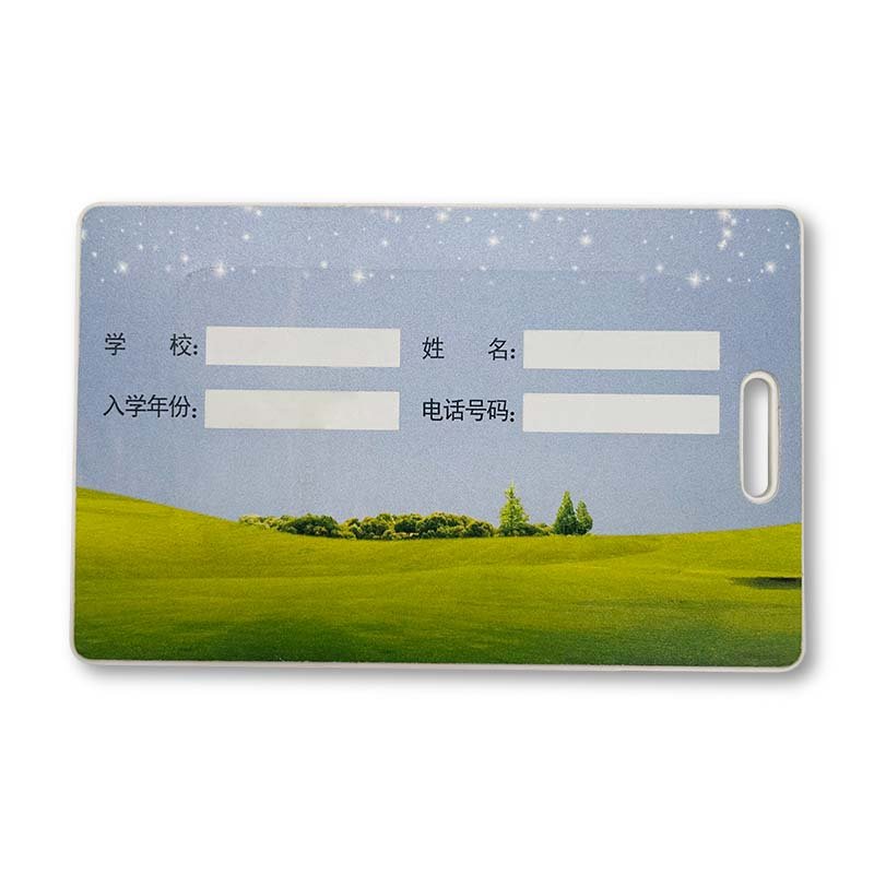 School Customized Campus Library Card NXP ICODE SLIX ISO15693 Longer Reading HF RFID Chip NFC Card