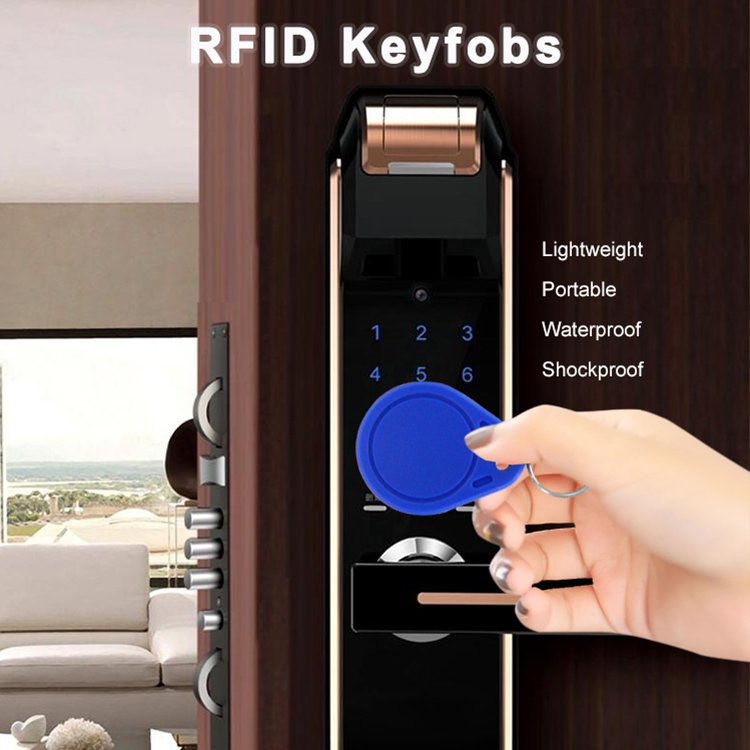 13.56mhz Waterproof Rewritable Key Tag For Security System Smart Access Hotel Key Rfid Key Fob Gym Locker Nfc Key Chain