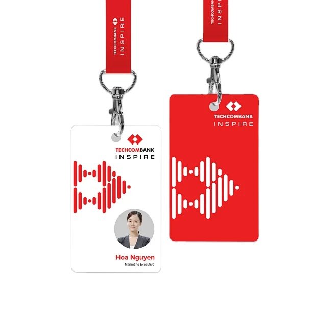 hot sale cheap price smart card RFID NFC Pvc Hanging Identification Card for student doctor employee
