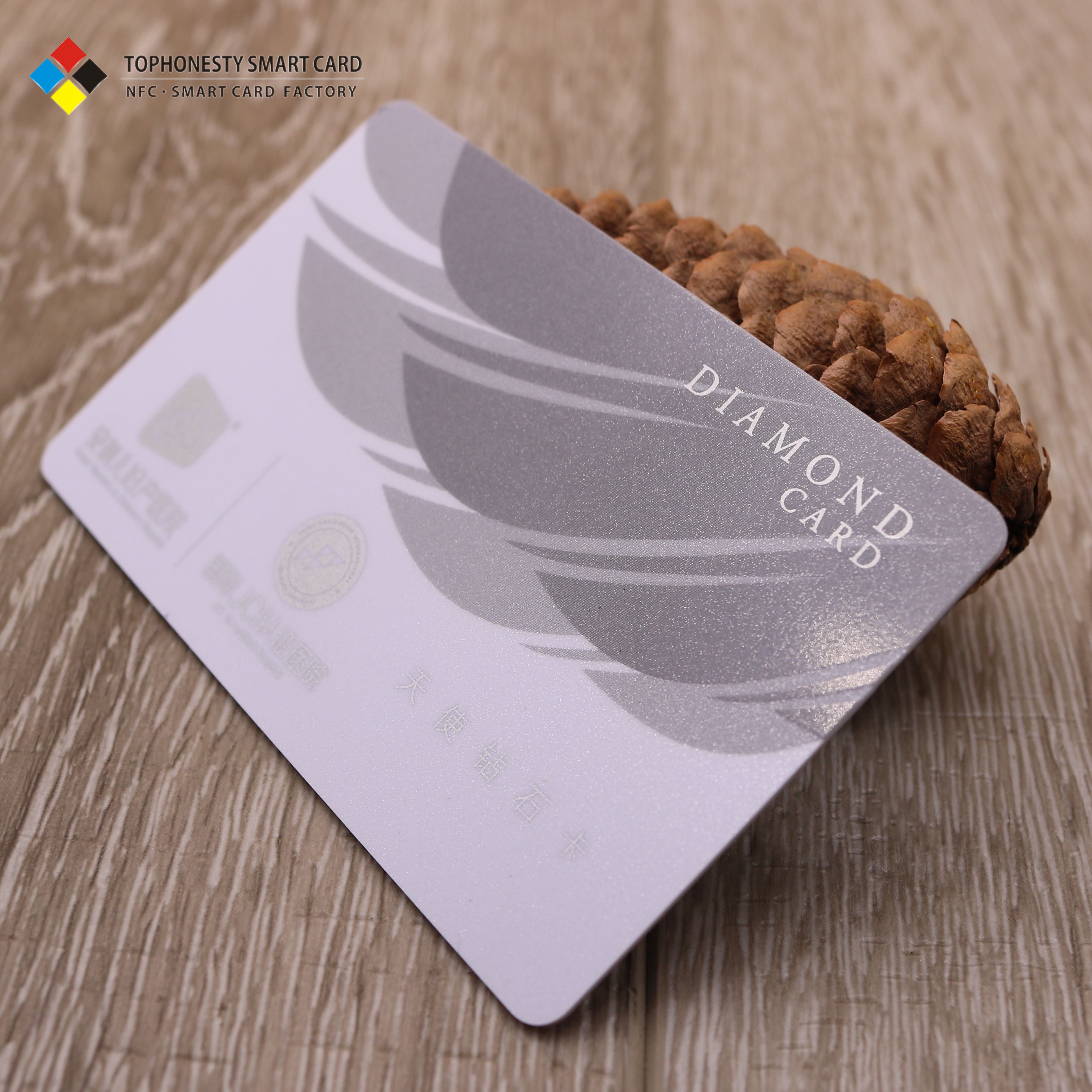 Custom-made S50 S70 Chip PVC Card with Magnetic Stripe HiCo2750oe LoCo 300oe RFID / NFC Payment Card