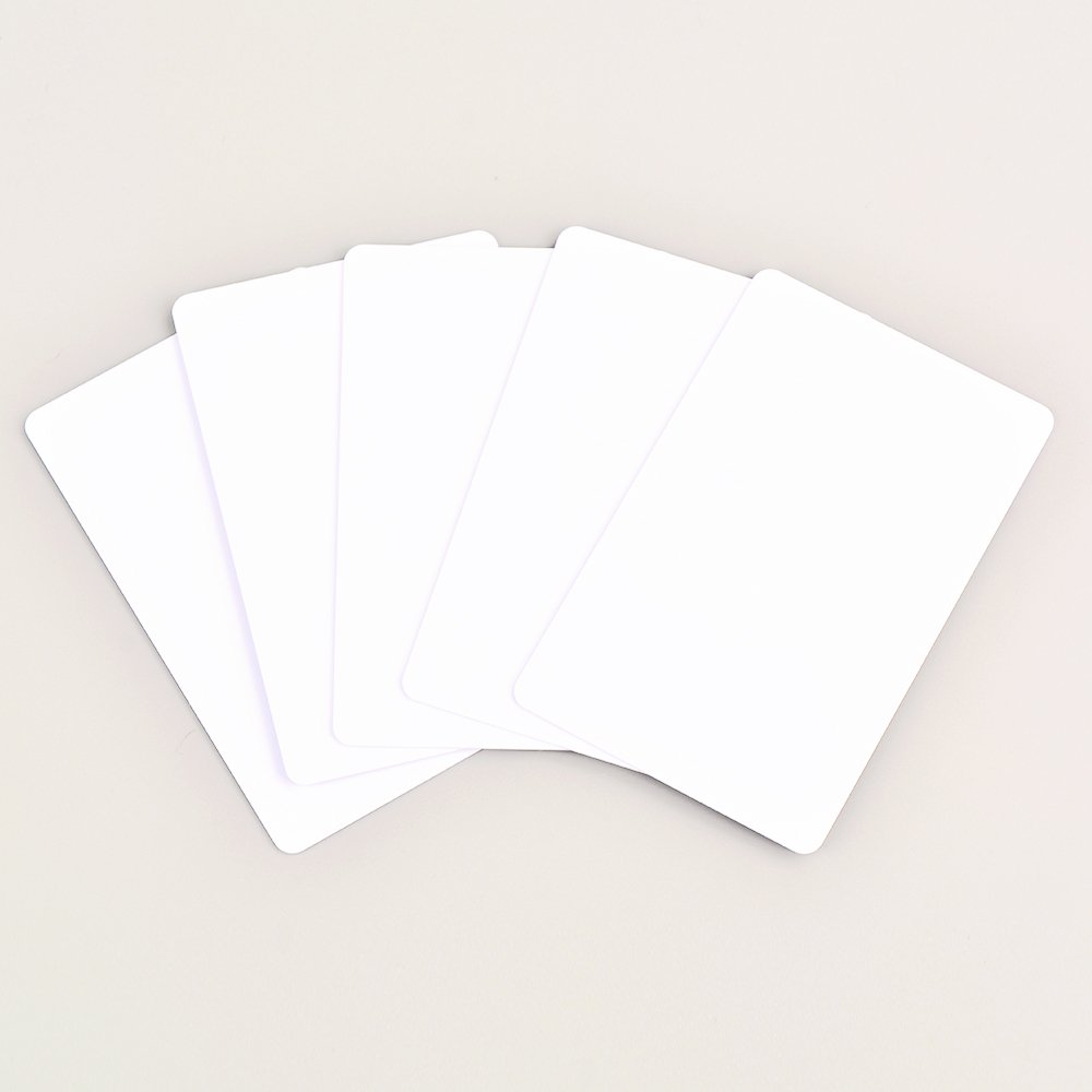 CR80 AT5577 PVC RFID Contactless Access Control Card white/Custom For Door Lock /Hotel Key/ Vip Membership T5577 5577 ID card