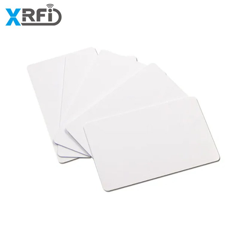 In stock 125KHz White ID CR80 Blank Card Access Control Card 13.56Mhz Mifare Classic 1K PVC Plastic RFID Card