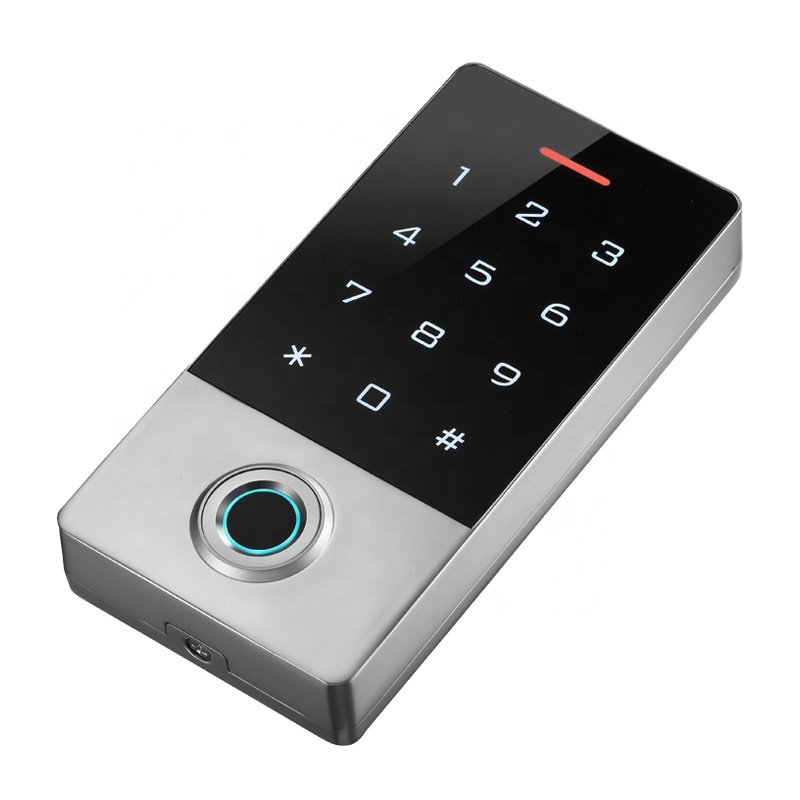 Tuya wifi biometrics fingerprint sensor fingerprint reader access control keypad rfid access control card reader for outdoor use