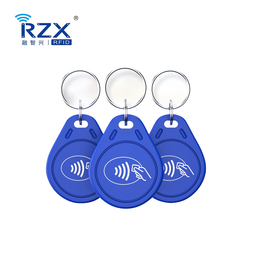 RZX in Stock Rfid Key Fob 13.56Mhz FM11RF08 Key Fob Access Control System
