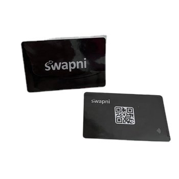NFC Forum Tag 4 Type NDEF Formatted 424 DNA Write Protected Custom NFC Chip Business Card PVC QR Code