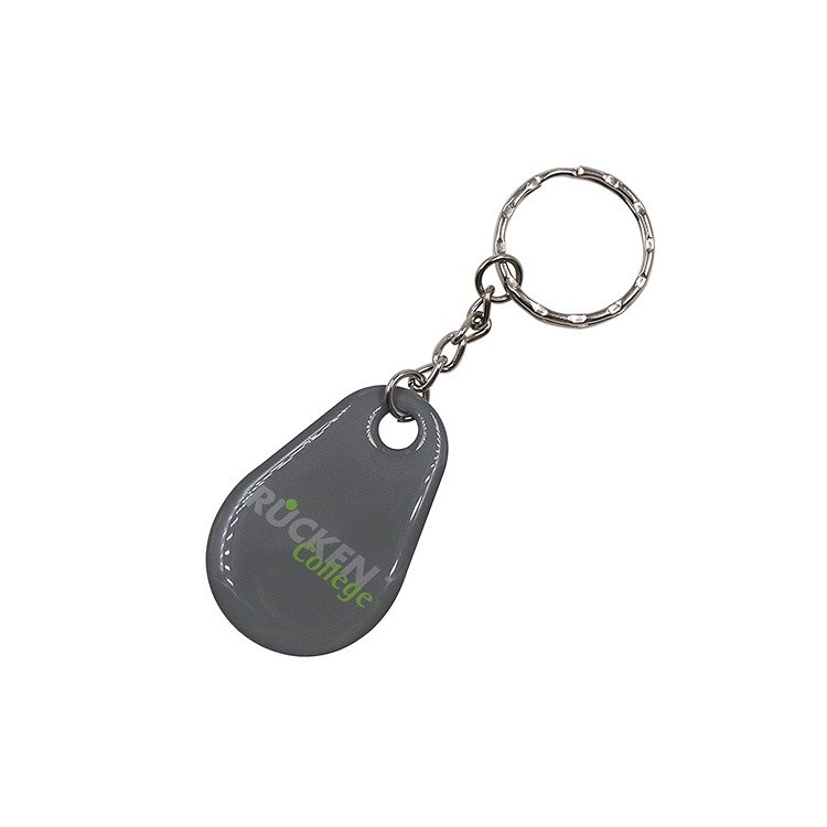 Epoxy Keychains 13.56mhz Rfid IC card Keyfob Nfc Access Control Tag