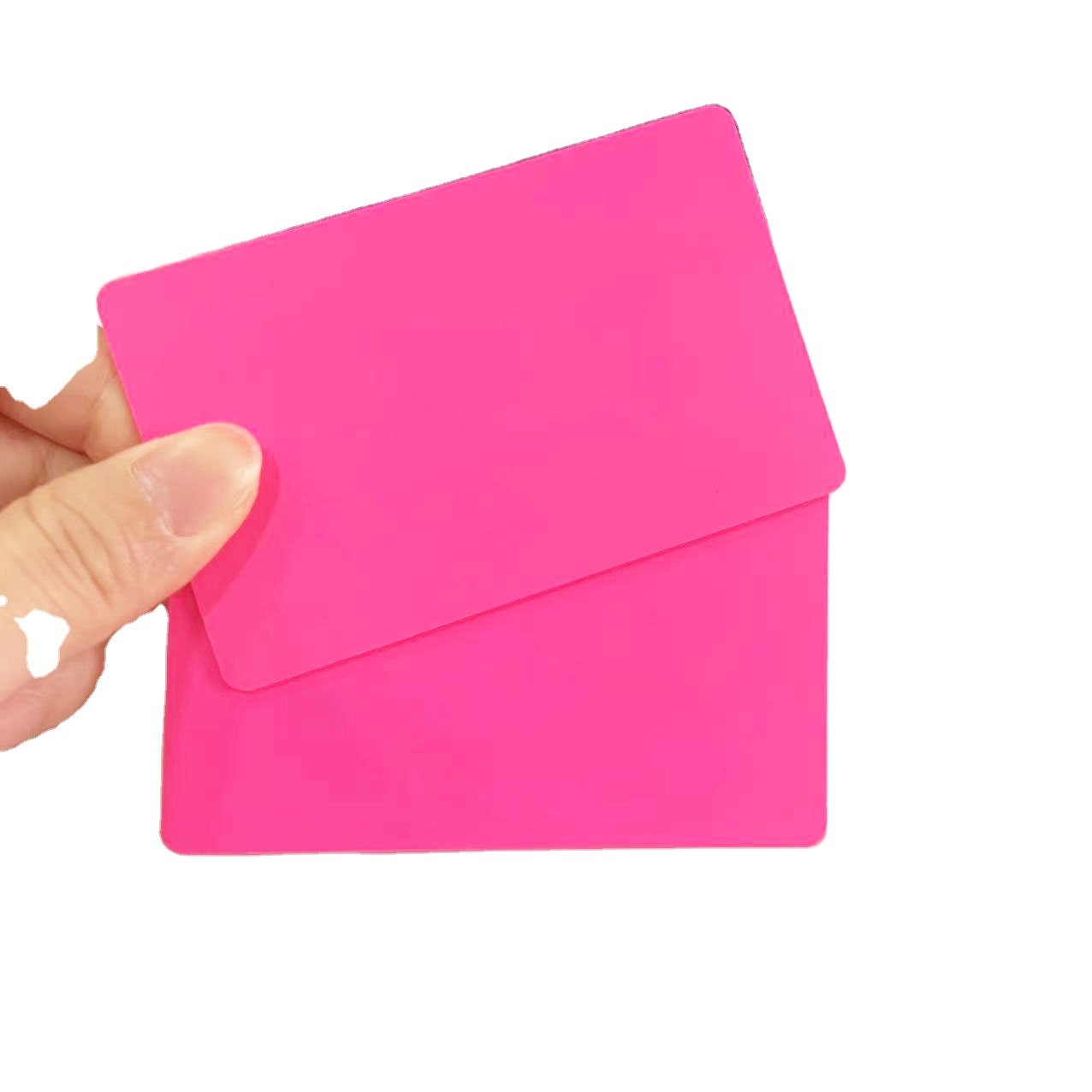 Plastic Pvc Contactless Smart 216 Chip Card Access Control Nfc Full Black Pink Red White Card in stock