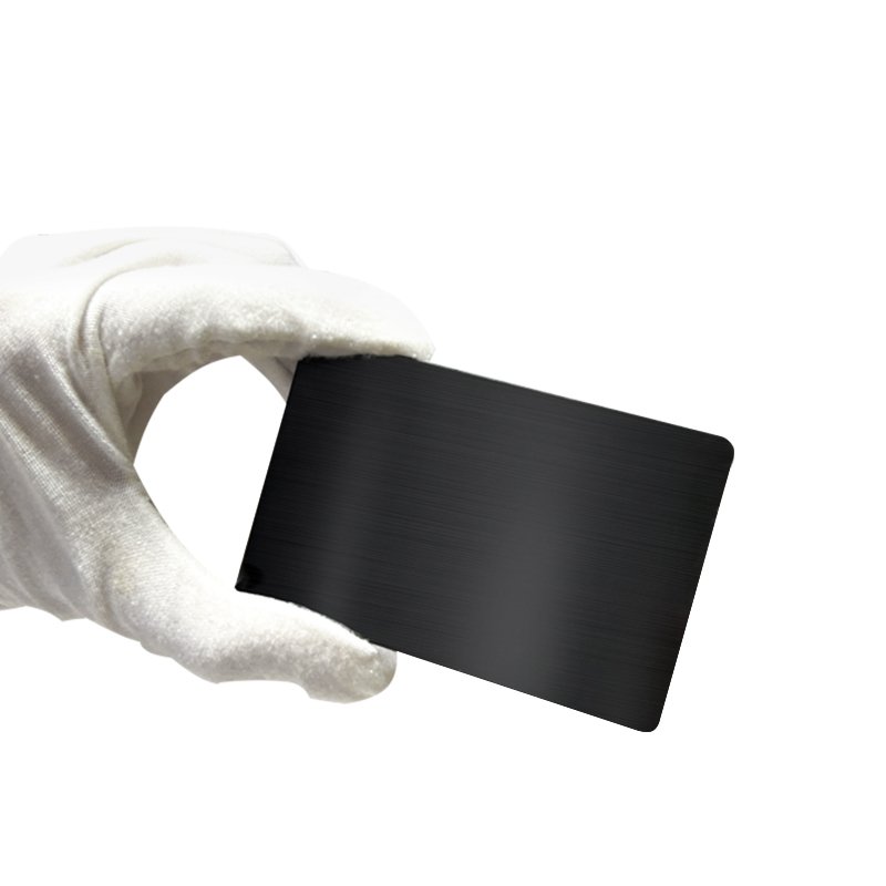 Stainless Steel Metal Tap Business Card Blank RIFD Smart Metal Credit Card With NFC Chip Slot