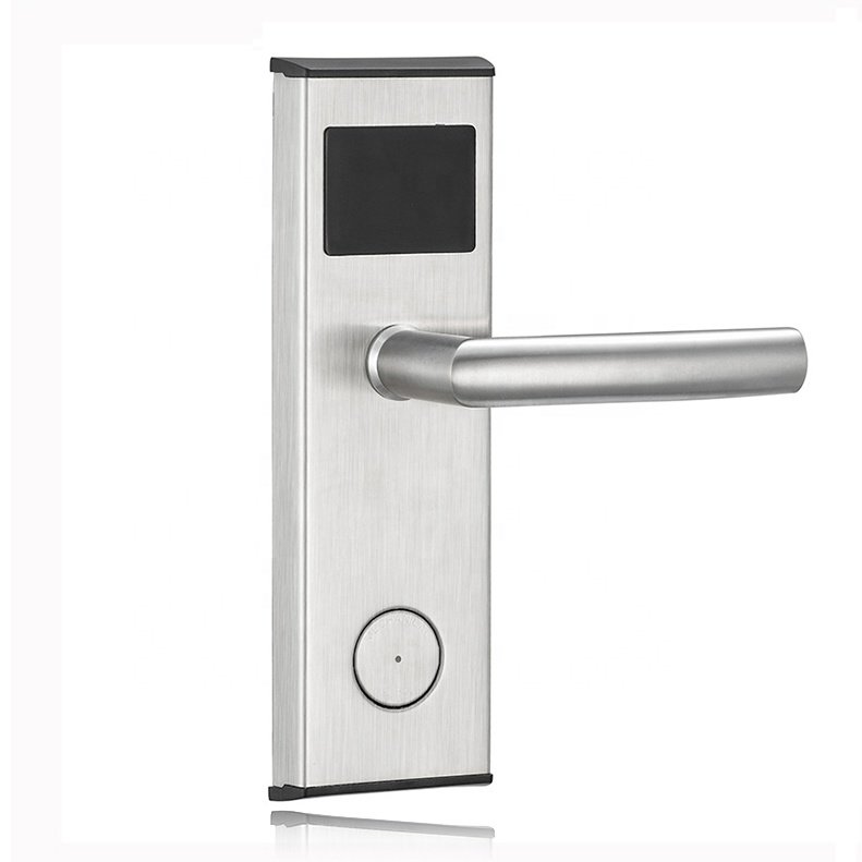 High Quality Cheap Stainless Steel electronic Hotel Door Lock with Free Smart Hotel Room Access Control Software