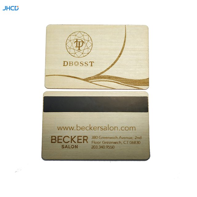 Custom blank nfc card laser engraved wooden Access Control Hotel card