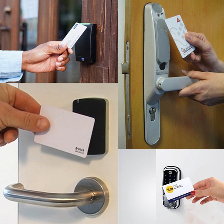 13.56mhzCustomized luxury printing rfid nfc business key Wood card NFC Card bamboo business card