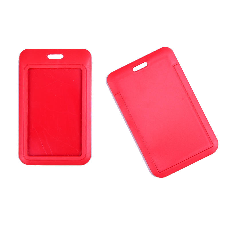High Quality Blank Card Holrder Or Custom Design Print ABS Plastic Name Color ID card Holder For access card