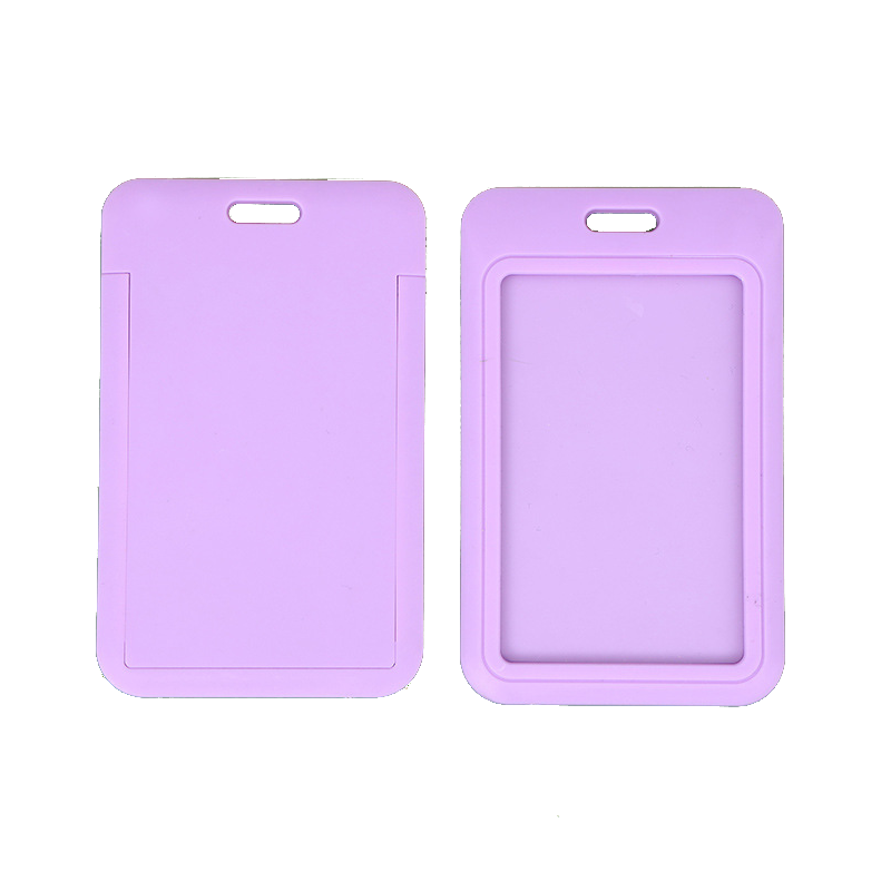 High Quality Blank Card Holrder Or Custom Design Print ABS Plastic Name Color ID card Holder For access card