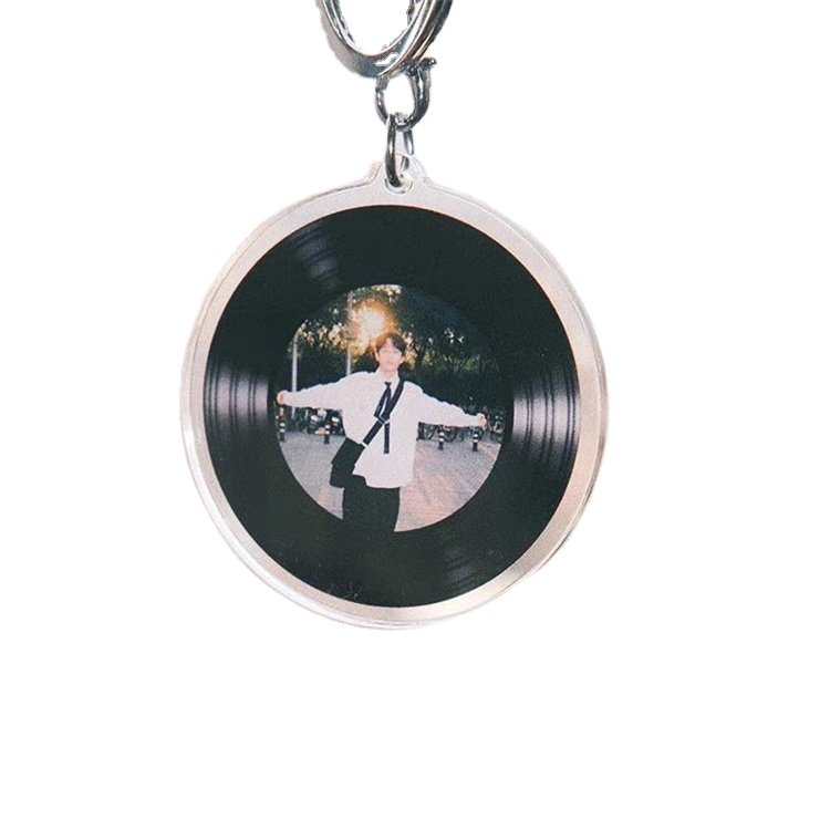 Hot Sale Easy Tap And Play Video Custom Nostalgic Nfc Card Music Player Key Ring URL Embeddable