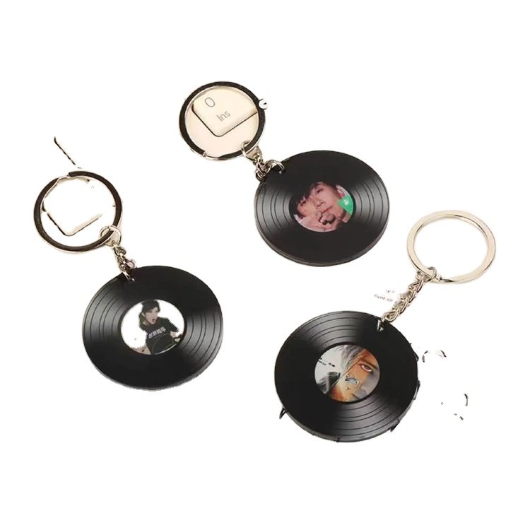 Hot Sale Easy Tap And Play Video Custom Nostalgic Nfc Card Music Player Key Ring URL Embeddable