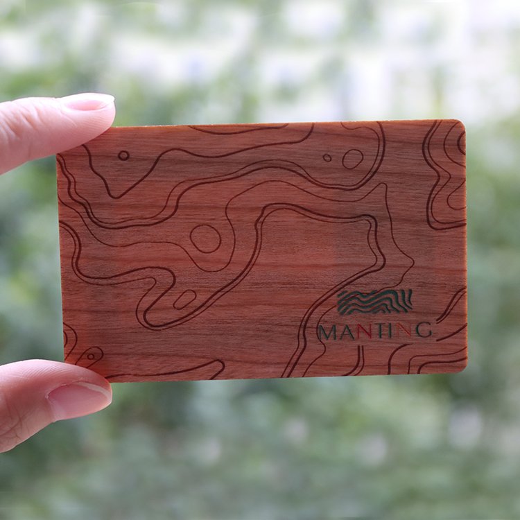 Factory Price High Quality Hotel Key Card For RFID Wood Business Cards