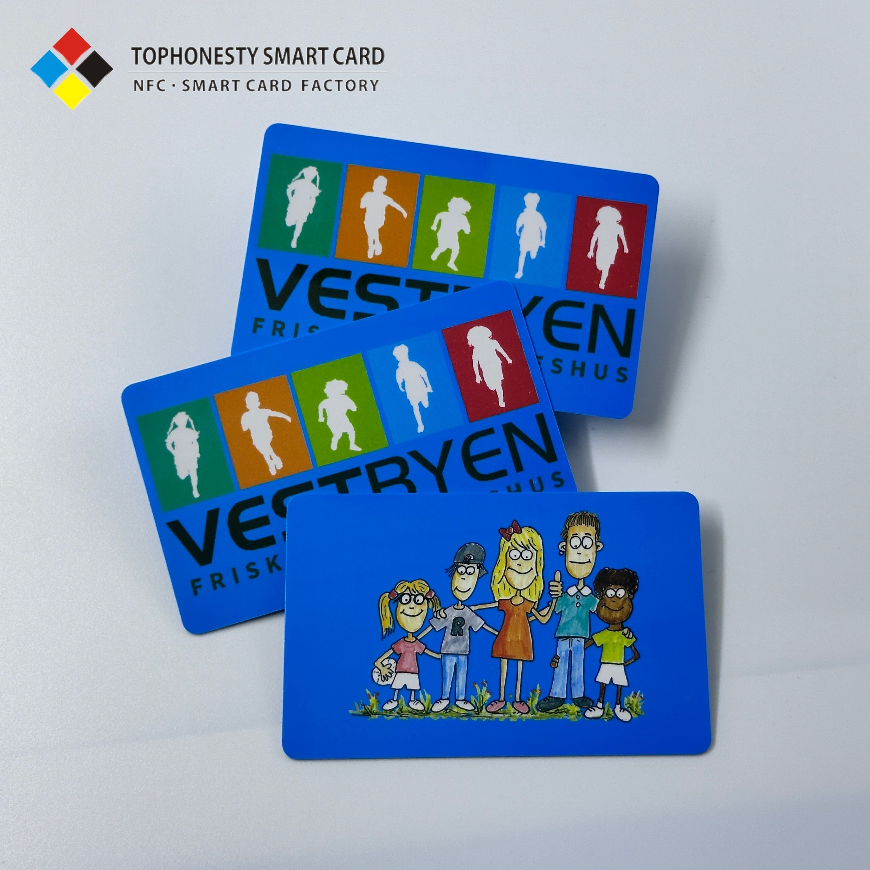 High Quality Full Black/White/Red/Pink Custom Access control system Contactless NFC smart proximity Card