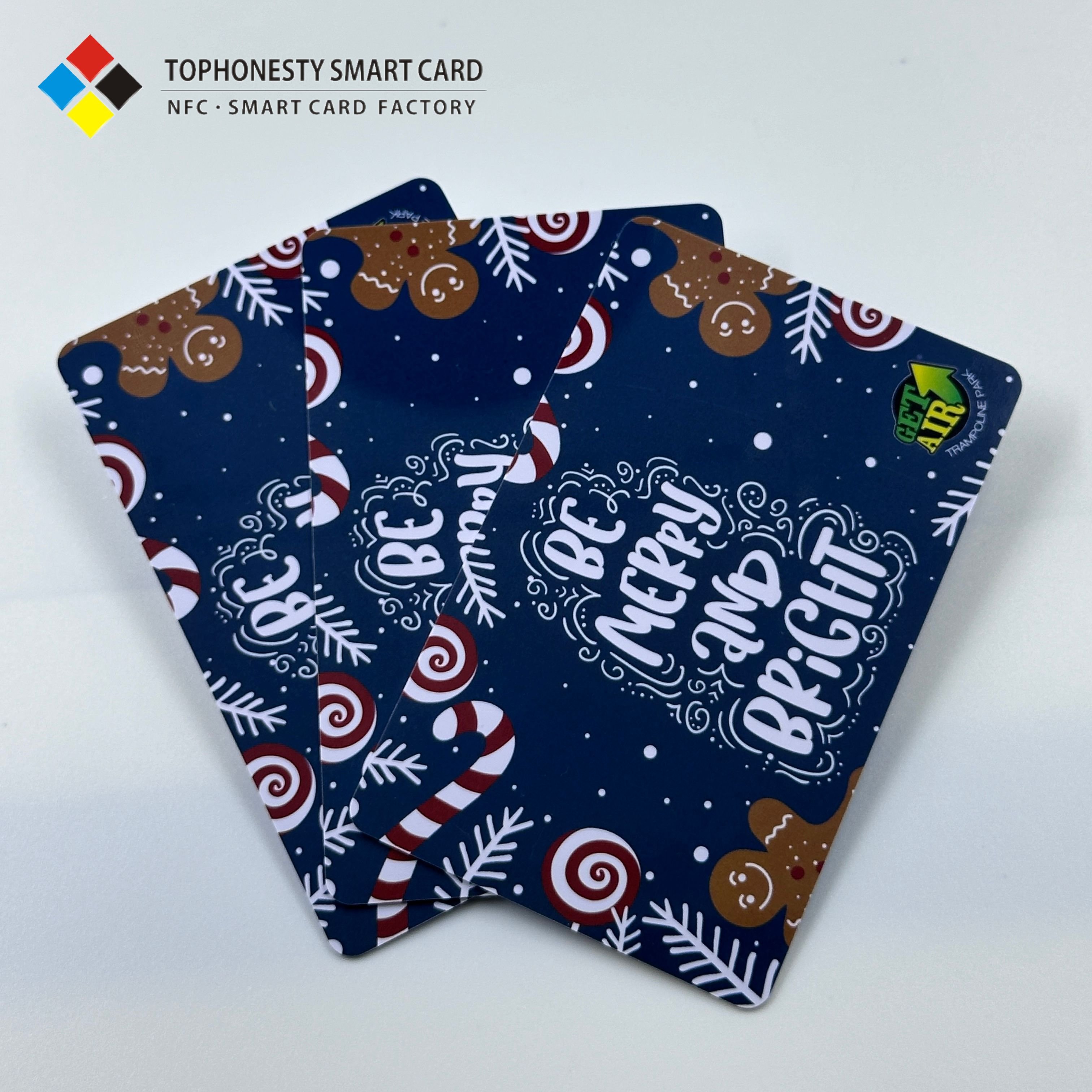 High Quality Full Black/White/Red/Pink Custom Access control system Contactless NFC smart proximity Card