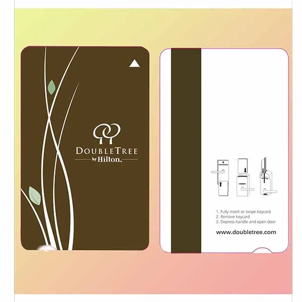 Customizable Waterproof Hotel Access Card with RFID & NFC PVC Material 1K Chip 125KHz Frequency Contactless Access Control
