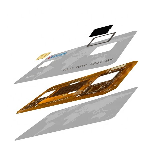 Smart fingerprint card with JAVA chip for Payment or Identification Access Control