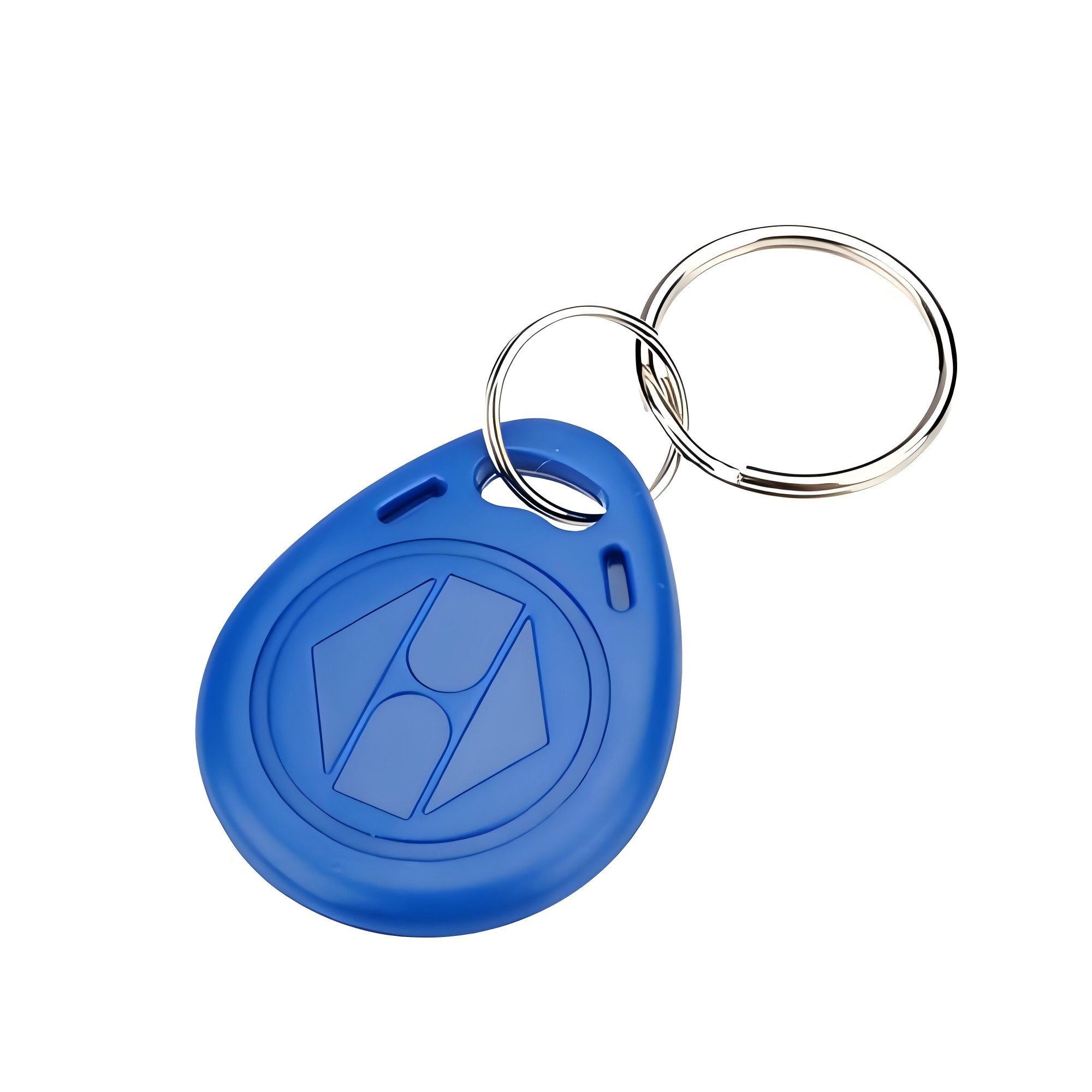 custom125khz Frequency RFID Key fob BLANK tag With plastic ABS smart Keychain hotel door access elevator management TAG02-BLUE