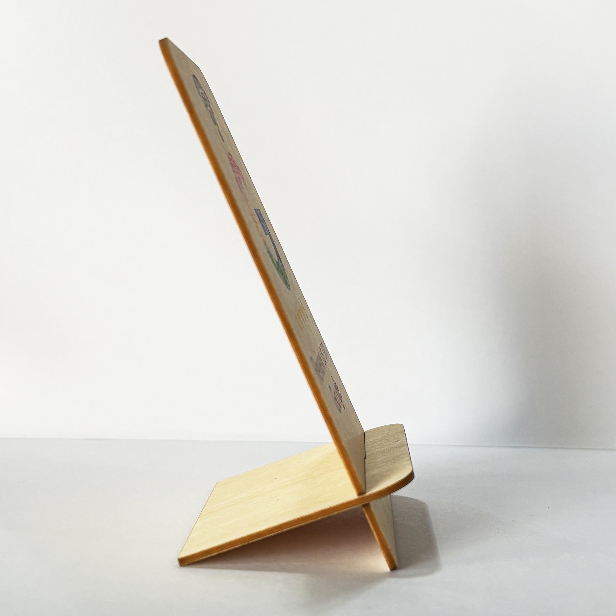 customizable wood google review stand small nfc programable table tap cards stand for more google reviews